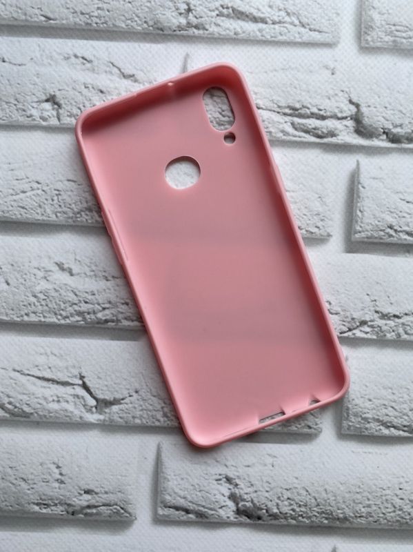 Силіконовий матовий чохол Samsung Galaxy А10s A107 Рожевий