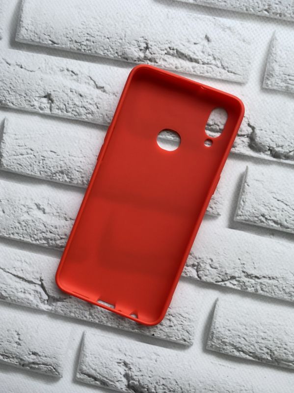 Силіконовий матовий чохол Samsung Galaxy А10s A107 Червоний