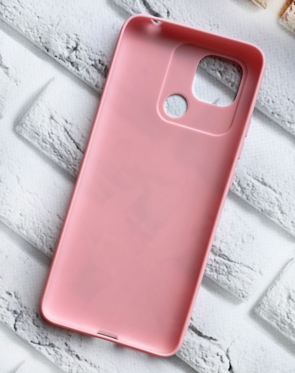 Чохол матовий на Xiaomi Redmi 10C рельєфний дизайн Ніжки принт 60 Рожевий