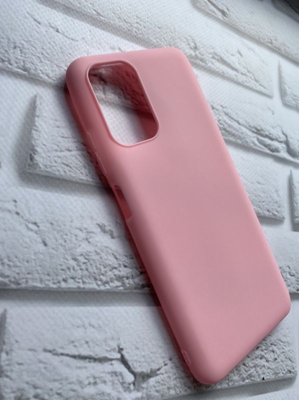 Силіконовий матовий чохол  для Xiaomi Redmi Note 10 / Note 10s Рожевий
