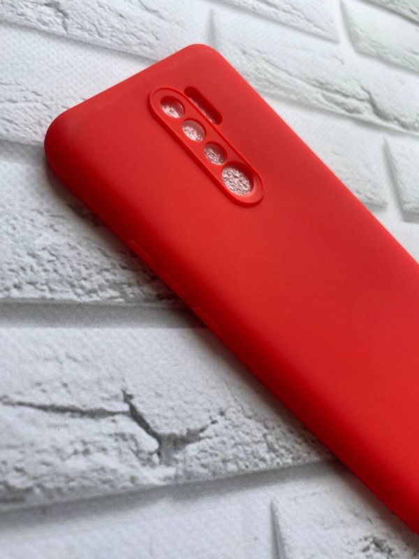 Силіконовий матовий чохол для Xiaomi Redmi 9 Червоний