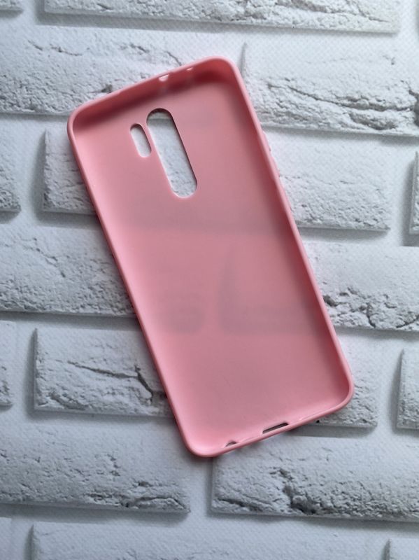 Силіконовий матовий чохол для Xiaomi Redmi 9 Рожевий