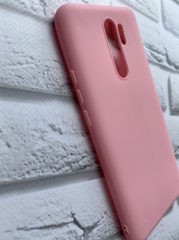 Силіконовий матовий чохол для Xiaomi Redmi 9 Рожевий
