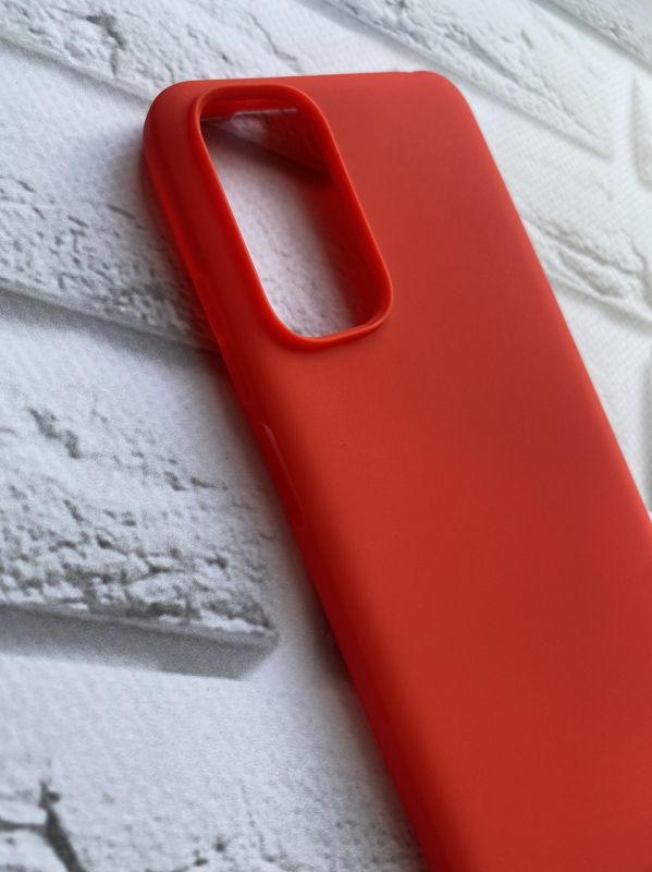 Силіконовий матовий чохол для Xiaomi Redmi Note 11 4G Червоний