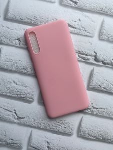 Силіконовий матовий чохол для Samsung Galaxy А50 (2019) А505 Рожевий