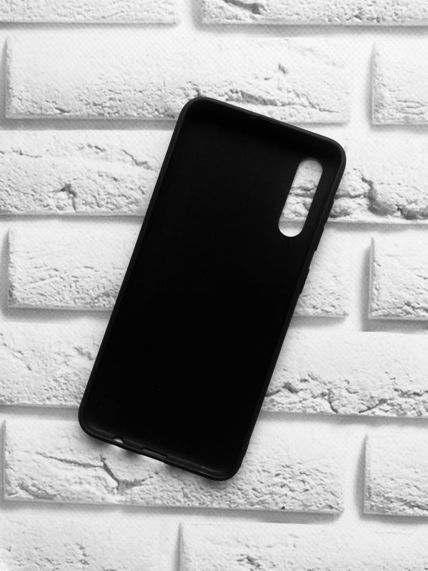 Силіконовий матовий чохол для Samsung Galaxy А50 (2019) А505 Чорний