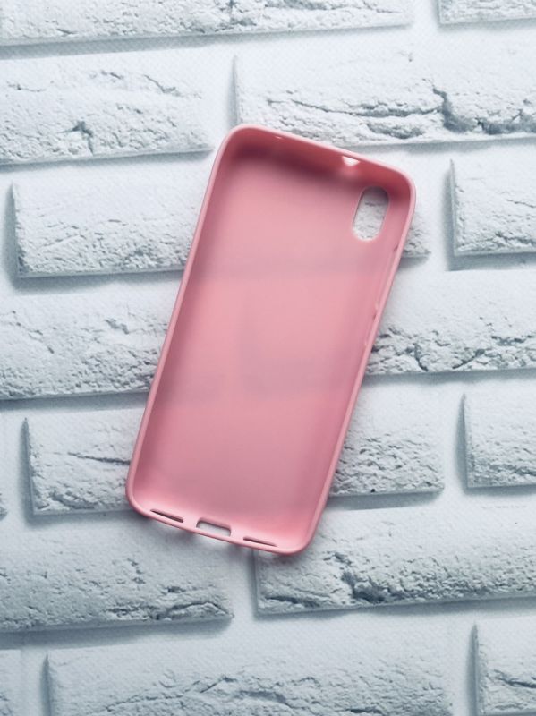 Силіконовий матовий чохол для Xiaomi Redmi 7A Рожевий