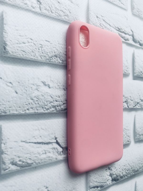 Силіконовий матовий чохол для Xiaomi Redmi 7A Рожевий