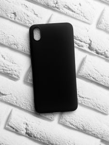 Силіконовий матовий чохол для Xiaomi Redmi 7A Чорний