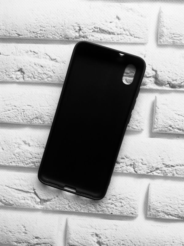 Силіконовий матовий чохол для Xiaomi Redmi 7A Чорний