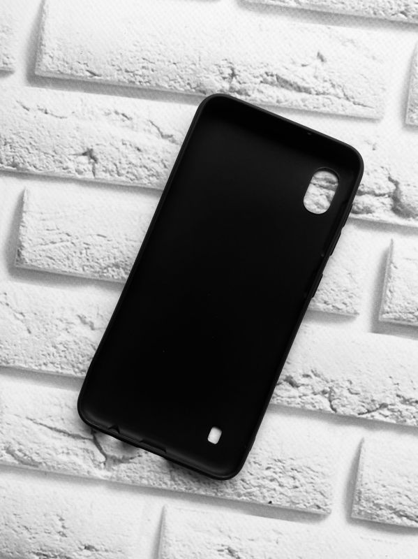 Силіконовий матовий чохол для Samsung Galaxy А10 (2019) А105 Чорний