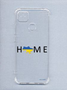 Чохол з потовщеними кутами на Xiaomi Redmi 9C / 10A патріотичний дизайн Дім Україна принт 72