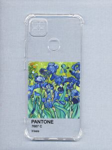 Чохол з потовщеними кутами на Xiaomi Redmi 9C / 10A дизайн Іриси принт 75