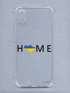 Чохол з потовщеними кутами на Xiaomi Redmi 9A патріотичний дизайн Дім Україна принт 72
