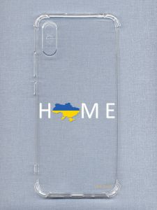 Чохол з потовщеними кутами на Xiaomi Redmi 9A патріотичний дизайн Дім Україна принт 73