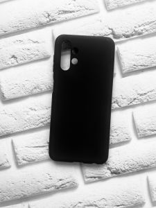 Силіконовий матовий чохол для Samsung A13 4G Чорний