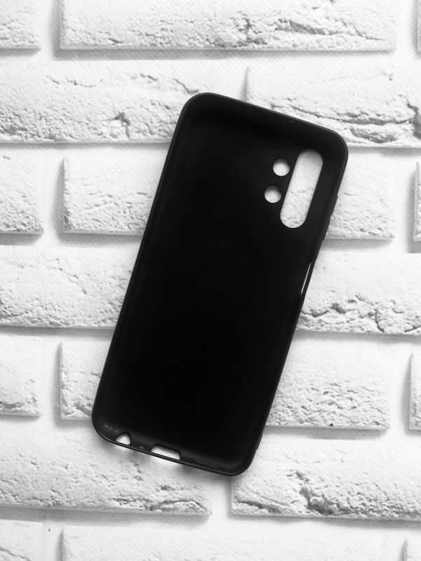 Силіконовий матовий чохол для Samsung A13 4G Чорний