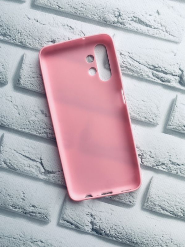 Силіконовий матовий чохол для Samsung A13 4G Рожевий