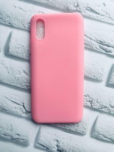 Силіконовий матовий чохол для Xiaomi Redmi 9A Рожевий