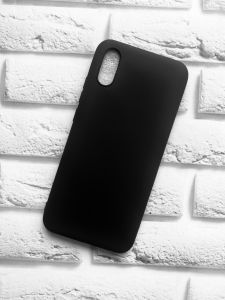Силіконовий матовий чохол для Xiaomi Redmi 9А Чорний