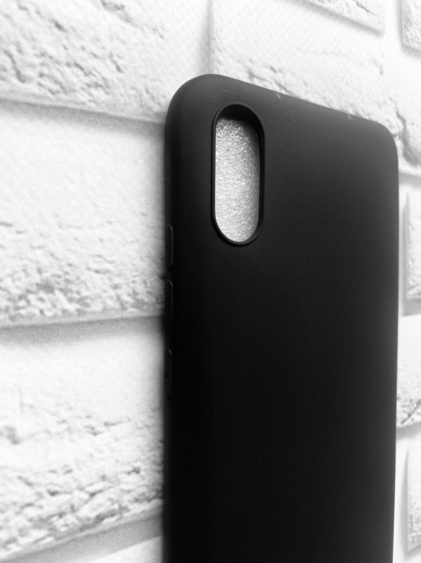 Силіконовий матовий чохол для Xiaomi Redmi 9А Чорний