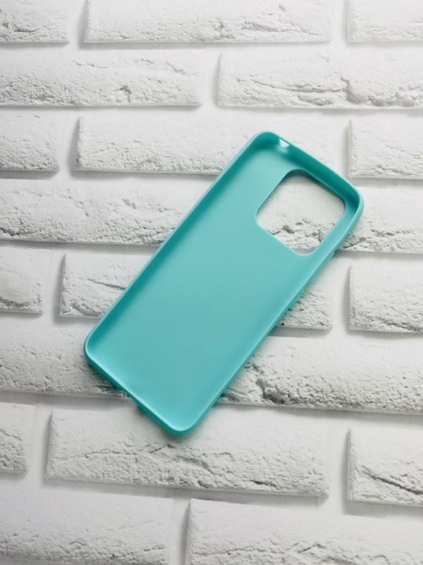 Силіконовий матовий чохол для Xiaomi Redmi 10C Бірюзовий