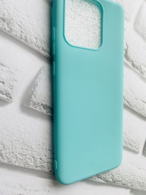 Силіконовий матовий чохол для Xiaomi Redmi 10C Бірюзовий