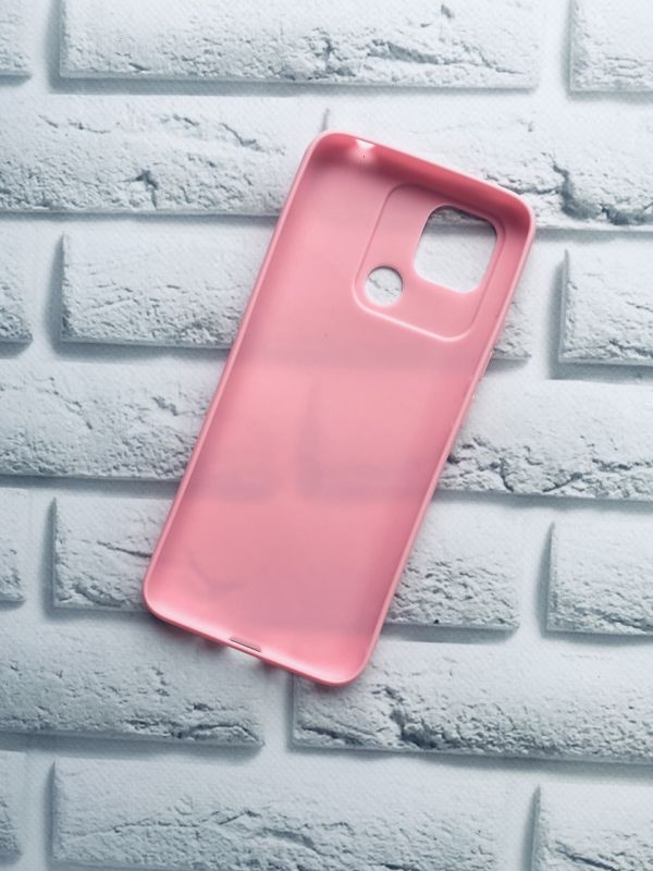 Силіконовий матовий чохол для Xiaomi Redmi 10C Рожевий