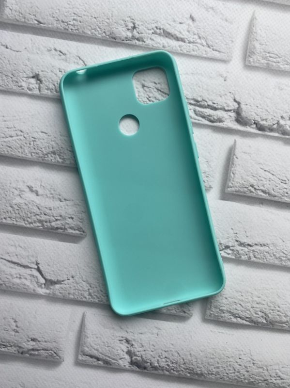Силіконовий матовий чохол для Xiaomi Redmi 9C/10A Бірюзовий