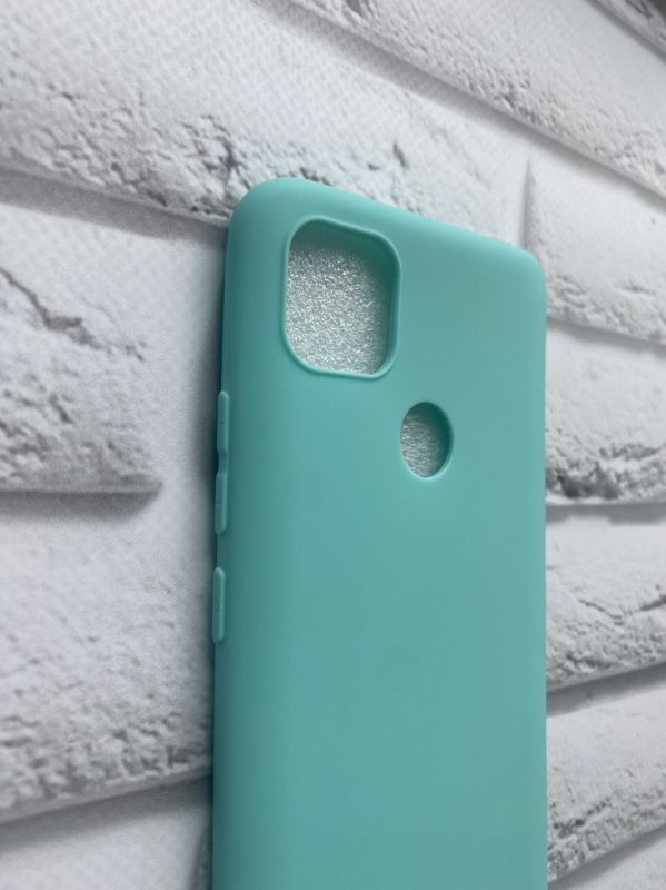Силіконовий матовий чохол для Xiaomi Redmi 9C/10A Бірюзовий