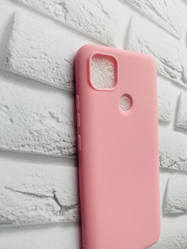 Силіконовий матовий чохол для Xiaomi Redmi 9C/10A Рожевий