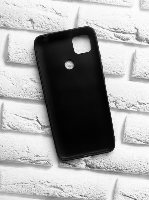 Силіконовий матовий чохол для Xiaomi Redmi 9C/10A Чорний