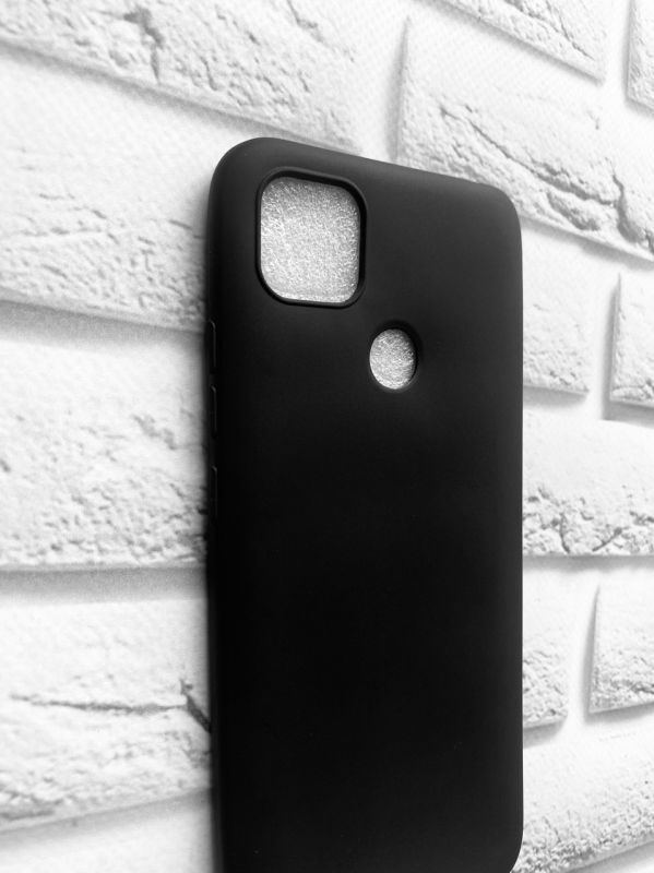 Силіконовий матовий чохол для Xiaomi Redmi 9C/10A Чорний