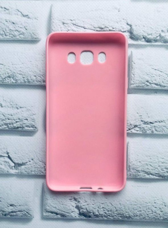 Силіконовий матовий чохол для SAMSUNG Galaxy J7(2016) J710 Рожевий
