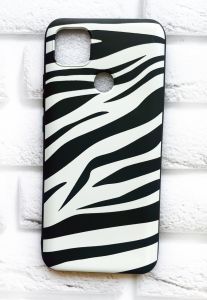 Силіконовий чохол на Xiaomi Redmi 9C / 10A рельєфний дизайн Зебра принт 91