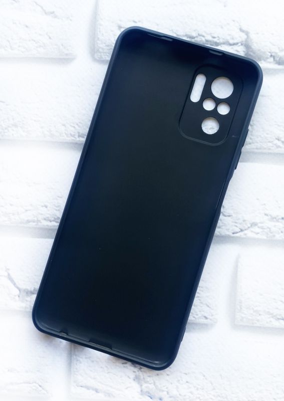 Силіконовий чохол на Xiaomi Redmi Note 10 / Note 10s дизайн Зебра принт 91 Чорний