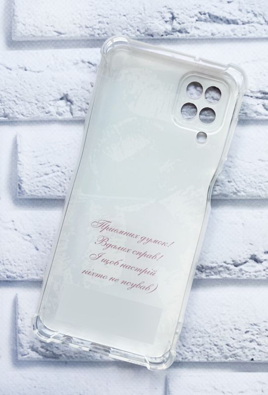 Чохол з потовщеними кутками на Samsung Galaxy A12 Цьомики