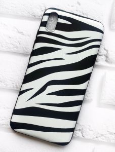 Чохол на Xiaomi Redmi 7A рельєфний дизайн дизайн Зебра принт 91