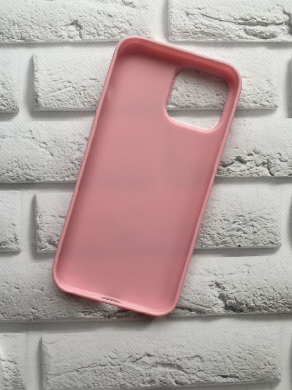 Силіконовий матовий чохол для Apple iPhone 13 Pro Max Рожевий
