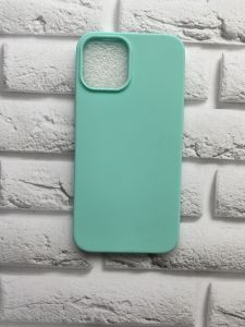 Силіконовий матовий чохол для Apple iPhone 13 Pro Max Бірюзовий