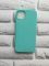 Силиконовий матовий чехол для Apple iPhone 13 Бірюзовий