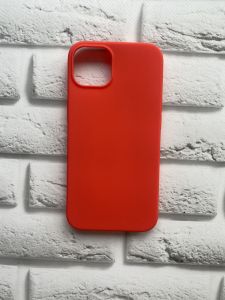 Силиконовий матовий чехол для Apple iPhone 13 Червоний