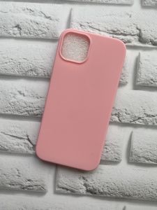 Силиконовий матовий чехол для Apple iPhone 13 Рожевий