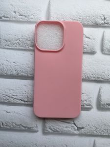 Силіконовий матовий чохол для Apple iPhone 13 Pro Рожевий