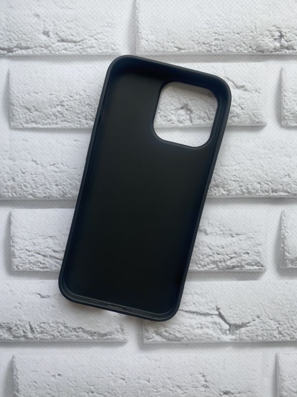 Силіконовий матовий чохол для Apple iPhone 13 Pro Чорний