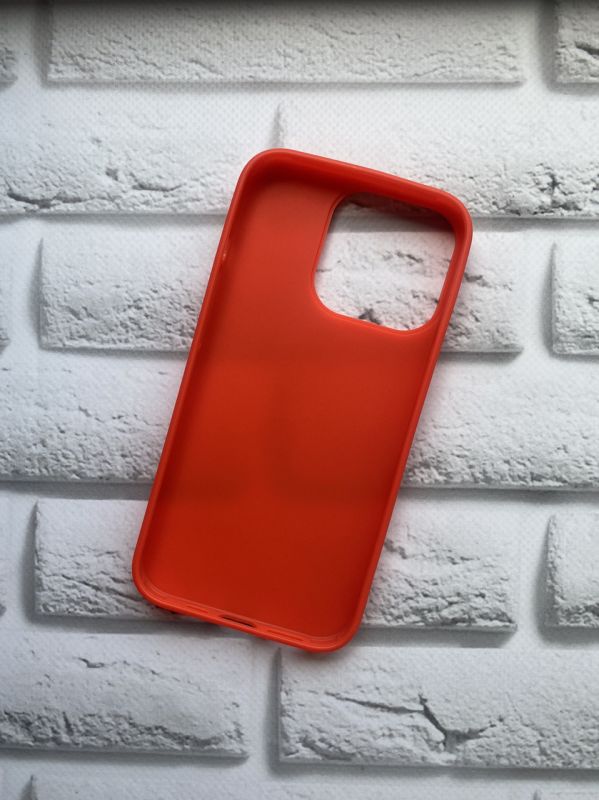 Силіконовий матовий чохол для Apple iPhone 13 Pro Червоний