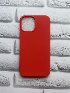 Силіконовий матовий чохол для Apple iPhone 12 Pro Max Червоний