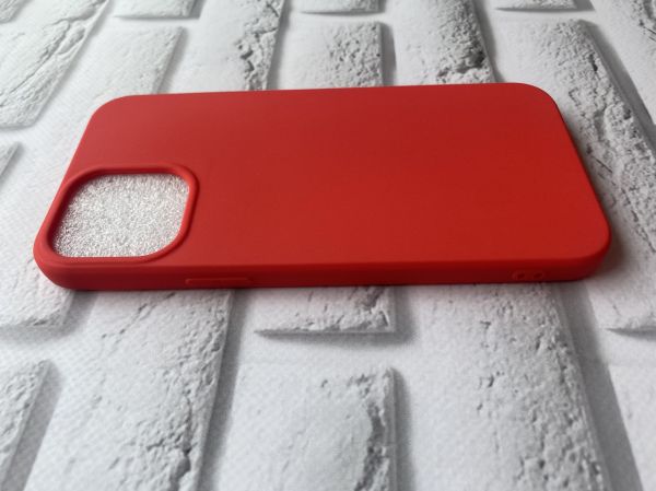 Силіконовий матовий чохол для Apple iPhone 12 Pro Max Червоний