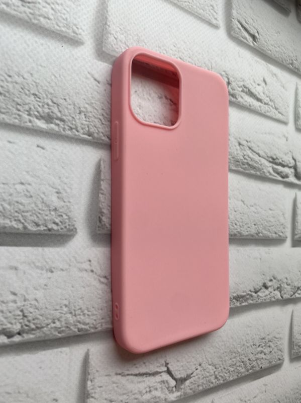 Силіконовий матовий чохол для Apple iPhone 12 / 12 Pro (6.1) Рожевий