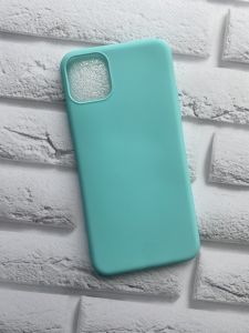 Силіконовий матовий чохол для iPhone 11 Pro Max (6,5) Бірюзовий